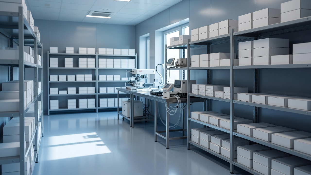 HJ storage and packaging room